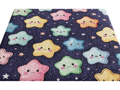 Kids Carpet Set 40 3D Model