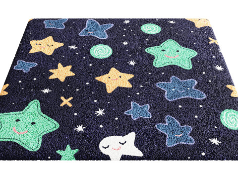 Kids Carpet Set 40 3D Model