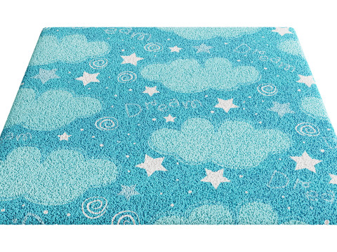 Kids Carpet Set 41 3D Model