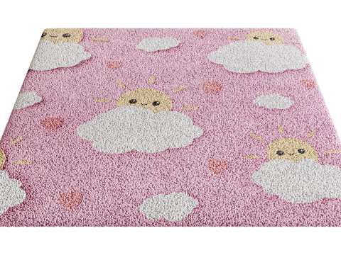 Kids Carpet Set 41 3D Model