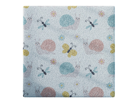 Kids Carpet Set 42 3D Model