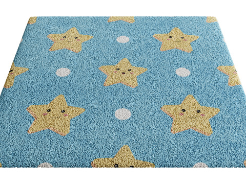 Kids Carpet Set 42 3D Model