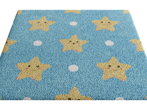 Kids Carpet Set 42 3D Model