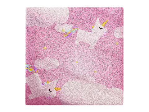 Kids Carpet Set 43 3D Model