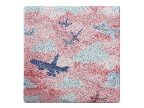 Kids Carpet Set 43 3D Model