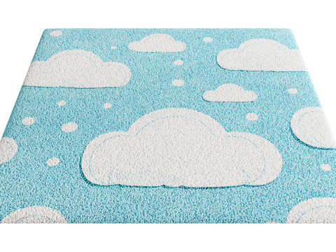 Kids Carpet Set 43 3D Model