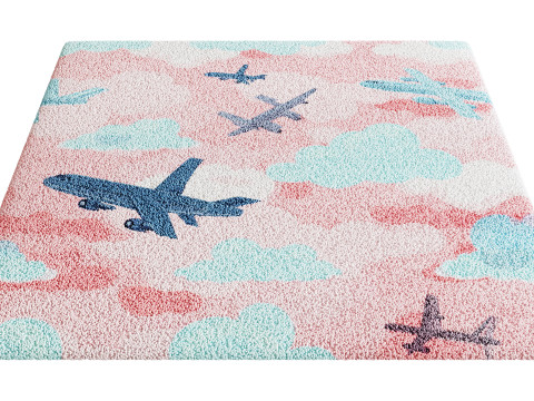 Kids Carpet Set 43 3D Model