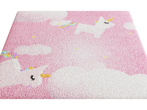 Kids Carpet Set 43 3D Model