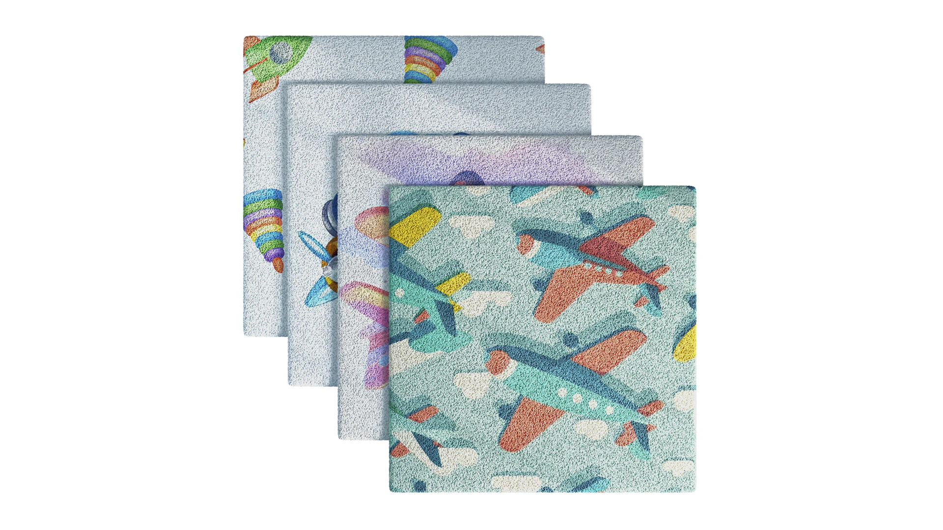 Set tappeti per bambini 44 Modello 3D .c4d .max .obj .3ds .fbx .stl .blend 