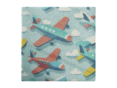 Kids Carpet Set 44 3D Model