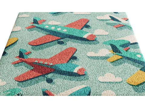 Set tappeti per bambini 44 Modello 3D