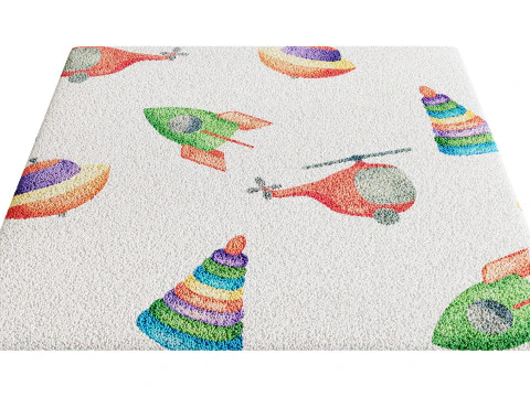 Set tappeti per bambini 44 Modello 3D