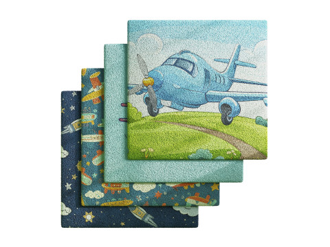 Kids Carpet Set 45 3D Model