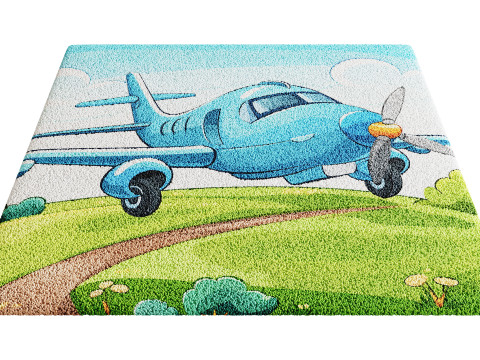 Kids Carpet Set 45 3D Model