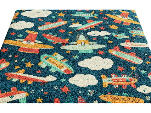 Kids Carpet Set 45 3D Model