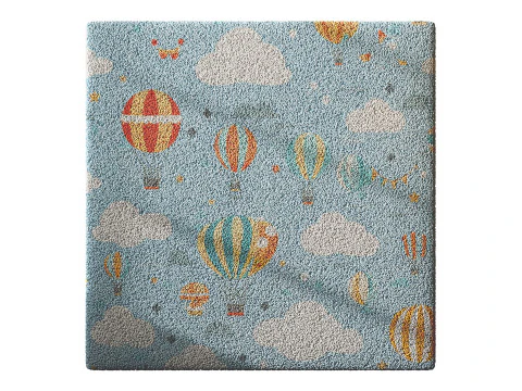 Kids Carpet Set 46 3D Model