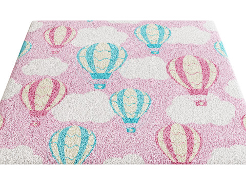 Kids Carpet Set 46 3D Model