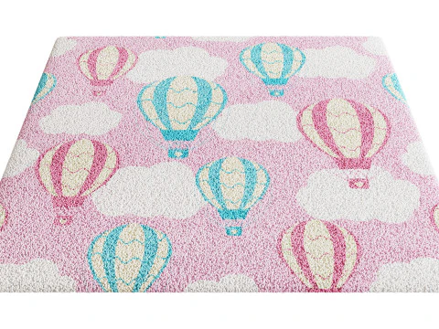 Kids Carpet Set 46 3D Model