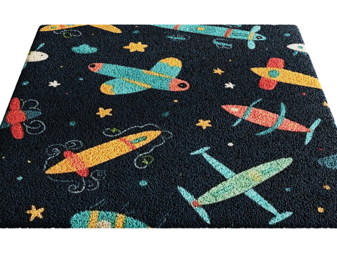 Kids Carpet Set 46 3D Model
