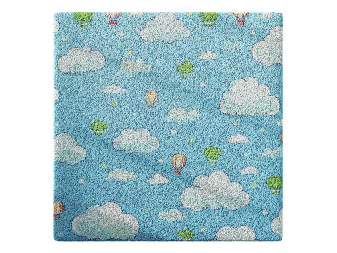 어린이 카펫 세트 47 3D 모델