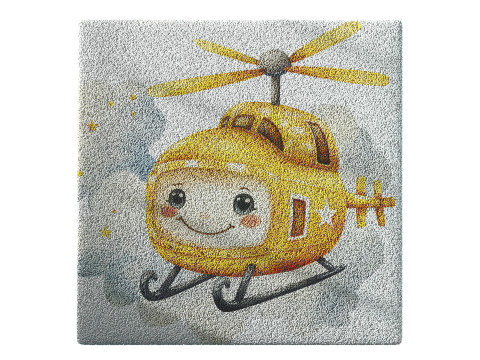 어린이 카펫 세트 47 3D 모델