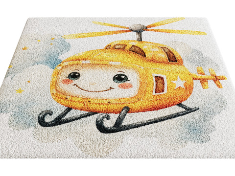 어린이 카펫 세트 47 3D 모델