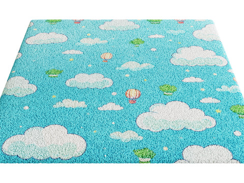 어린이 카펫 세트 47 3D 모델