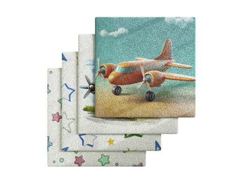 Kids Carpet Set 48 3D Model