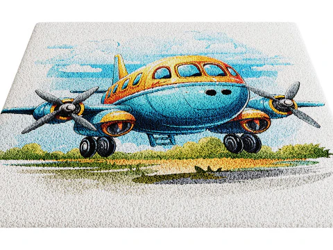 Kids Carpet Set 48 3D Model