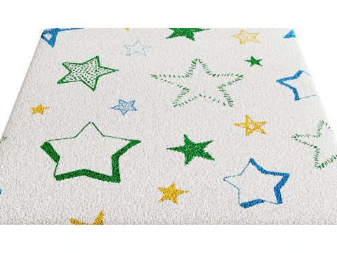 Kids Carpet Set 48 3D Model