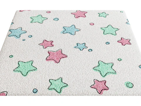 Kids Carpet Set 48 3D Model