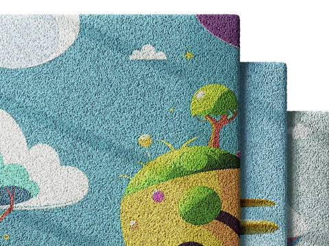 Set tappeti per bambini 49 Modello 3D