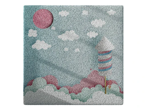 Set tappeti per bambini 49 Modello 3D