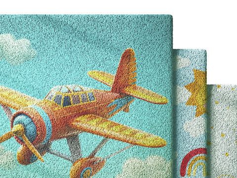 Kids Carpet Set 50 3D Model