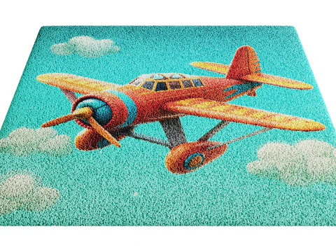 Set tappeti per bambini 50 Modello 3D