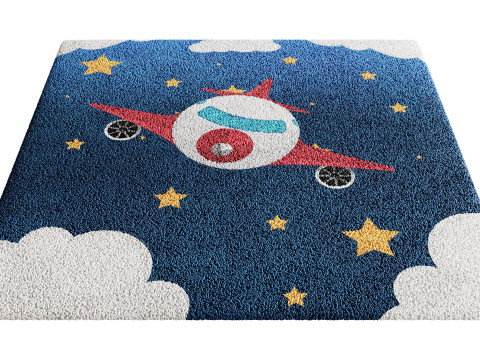 Kids Carpet Set 50 3D Model
