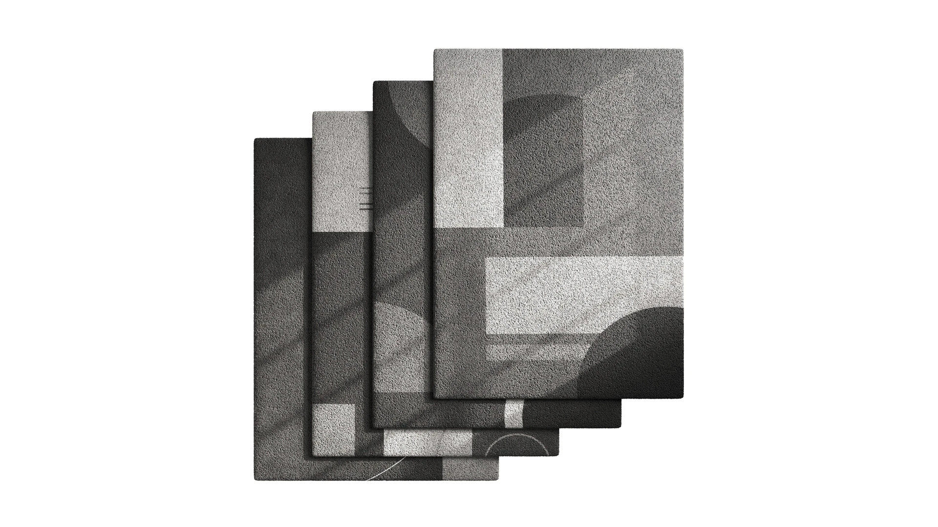 Rug Set 45 3D Model .c4d .max .obj .3ds .fbx .stl .blend 