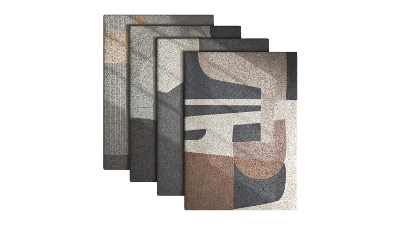 Rug Set 55 3D Model .c4d .max .obj .3ds .fbx .stl .blend