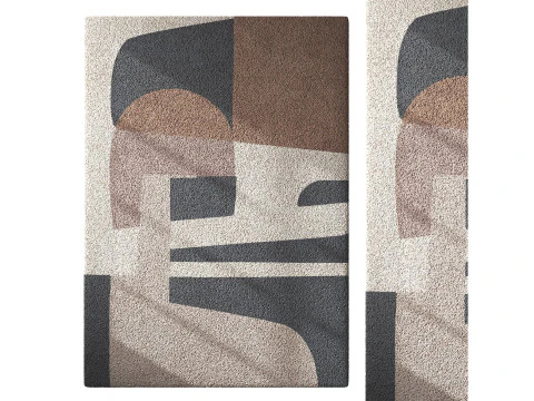 Set tappeti 55 Modello 3D