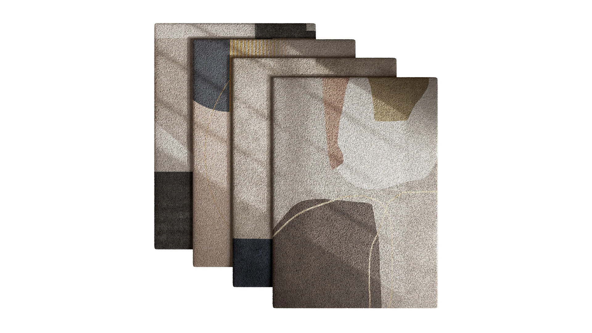 Zestaw dywanik&oacute;w 59 Model 3D .c4d .max .obj .3ds .fbx .stl .blend 