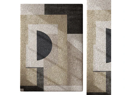 Zestaw dywanik&oacute;w 59 Model 3D