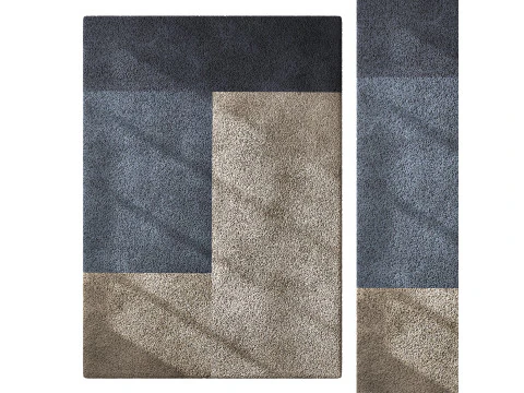 Zestaw dywanik&oacute;w 59 Model 3D