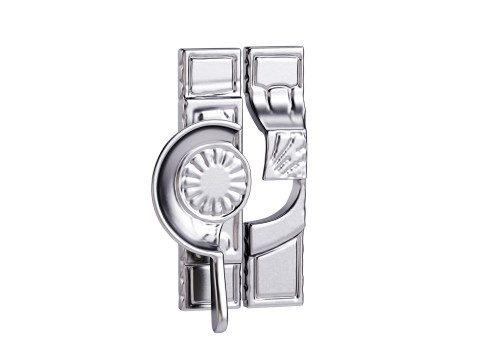 Antique Brass Window Sash Lock Victorian Style Window Locks 3D Model