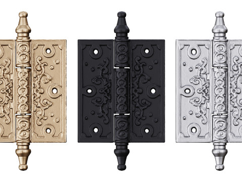 Black Cabinet Hinge Modèle 3D