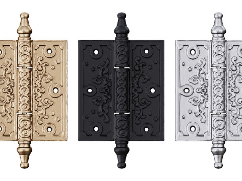Black Cabinet Hinge Modèle 3D