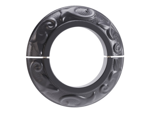 Black Radiator Flanges Aluminum Rustproof Radiator Pipe Flange 3D 模型