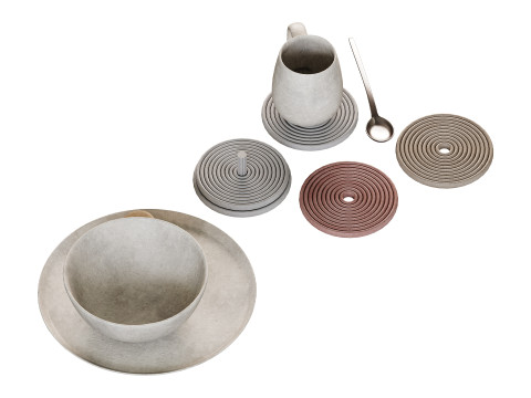 Dish set 3 Modelo 3D