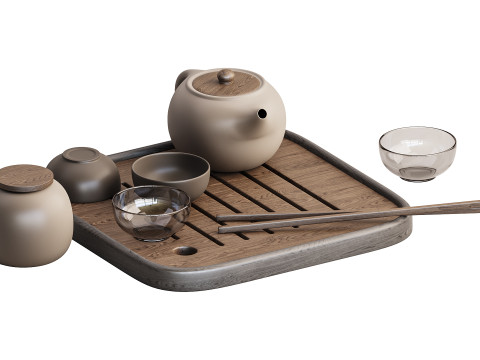 Dish set 4 3D Model