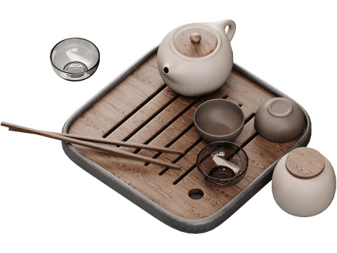 Yemek seti 4 3D Model