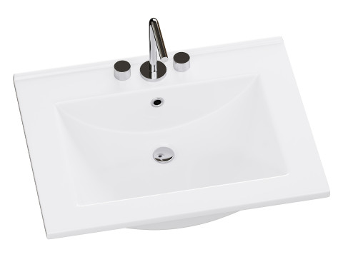 Drop In Sink Self Rimming for Bathroom 3Dモデル